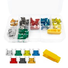 70 Pcs Standard Fuse Assortment Kit 5A 7.5A 10A 15A 20A 25A 30A Mini Colorful...