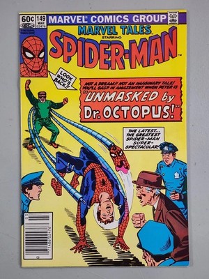 Marvel Tales starring Spider-Man #149 NM GEM March 1983 Unmasked by Dr Octopus