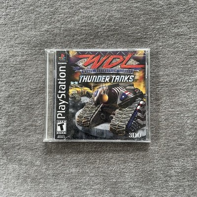 WDL Thunder Tanks (Sony Playstation 1 ps1) Tested and Working