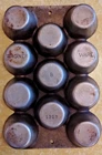 Vintage Wagner Ware Cast Iron Popover Muffin Pan B  #1323 11 Cup Heavy