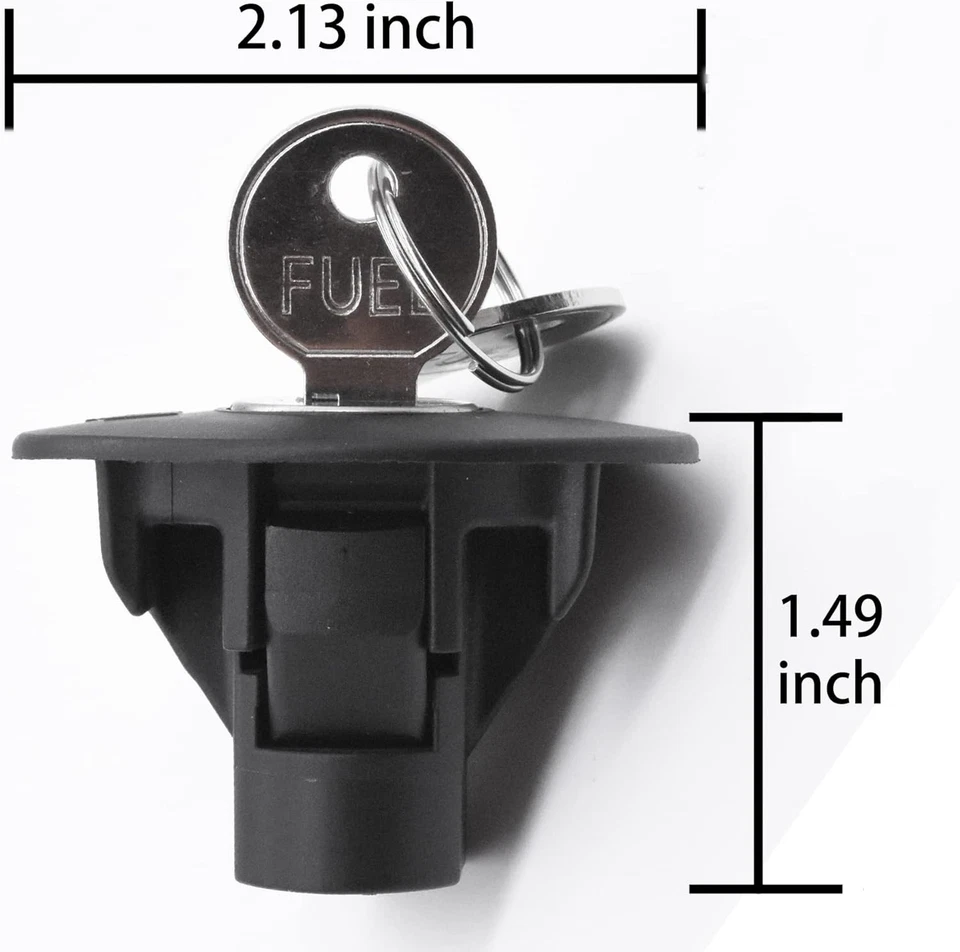 For 2010 - 2012 Ford Fusion Locking Gas Cap Lock Fuel Cap w/Key OE# 8U5Z-9C268-B - Image 4 of 4