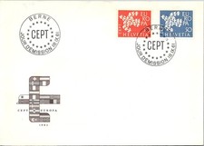 GOLDPATH: Switzerland cover 1961 special cancel CV929_P05