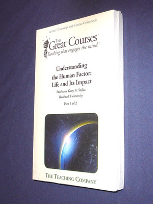 Teaching Co Great Courses TRANSCRIPTS :     UNDERSTANDING THE HUMAN FACTOR   new
