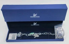 NEW Swarovski Endangered Species Series Gorilla Charm Bracelet 0982414 MSRP 180$