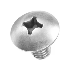 Machine Screws Phillips Head(M6-1x10) 80Pcs, Silver