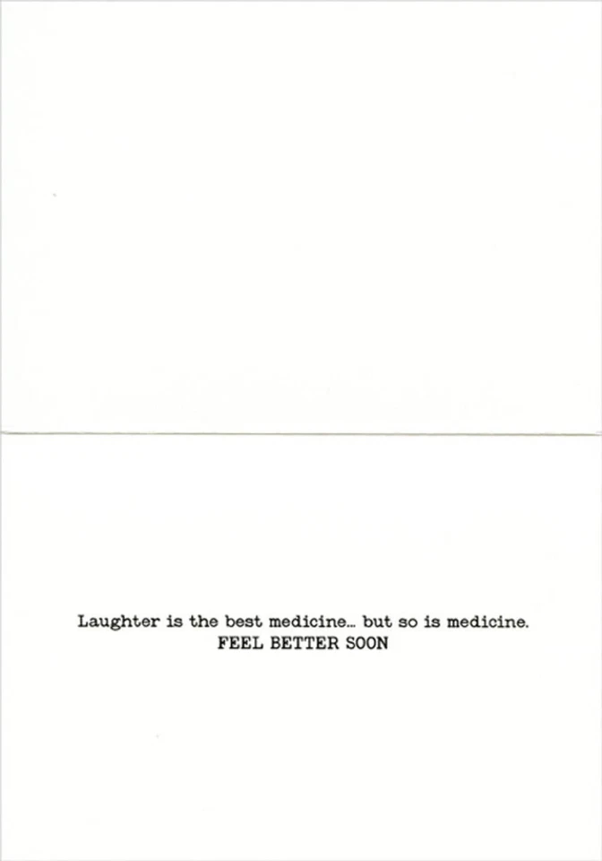 Get Well Greeting Card - Prescription Drug Store - America Collection - Image 2 of 3