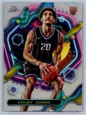 2023-24 Topps Chrome Cosmic #181 Colby Jones Sacramento Kings