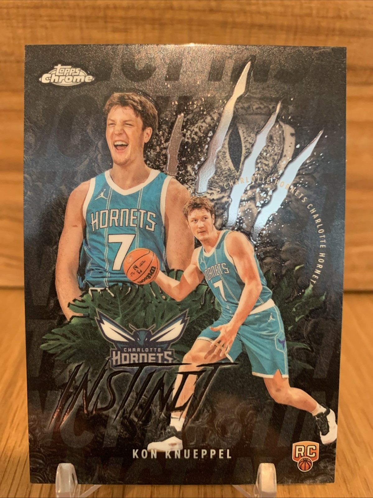 2025-26 Topps Chrome Kon Knueppel RC Instinct Rookie Insert #INS-14