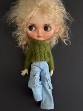Blythe Puppen Kleidung Angora Grün Pullover ...