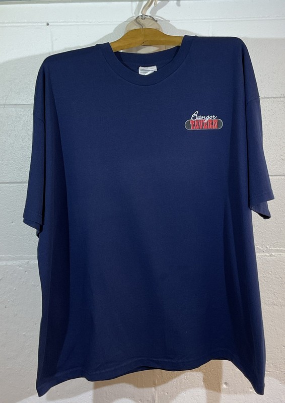 BANGOR TAVERN XXL T SHIRT HANES TAG VINTAGE BANGOR MICHIGAN USA 