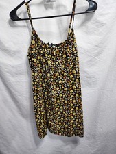 Forever 21 Dress Women's Large Bodycon Sleeveless Mini Floral Multicolor