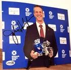 JOHN HARBAUGH SIGNED 8X10 Photo JSA COA 2026 New York Giants Football