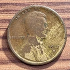1912-D Lincoln Wheat Cent Monster Woody Error Wood Grain Improper Alloy Mix
