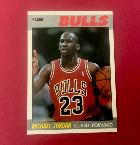 1987-1988 Fleer Basketball #59 - MICHAEL JORDAN - CHICAGO BULLS - NM-MT
