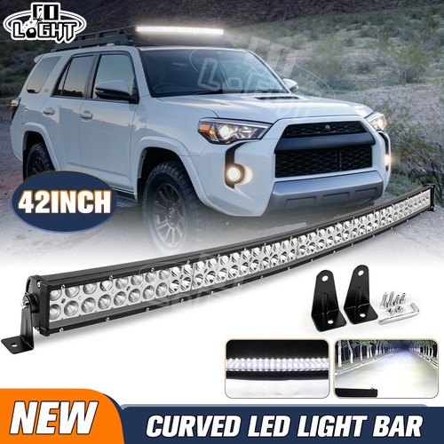 42" 1550W LED Work Light Bar Dual Row Spot Flood Driving OffRoad Truck 4WD 41"