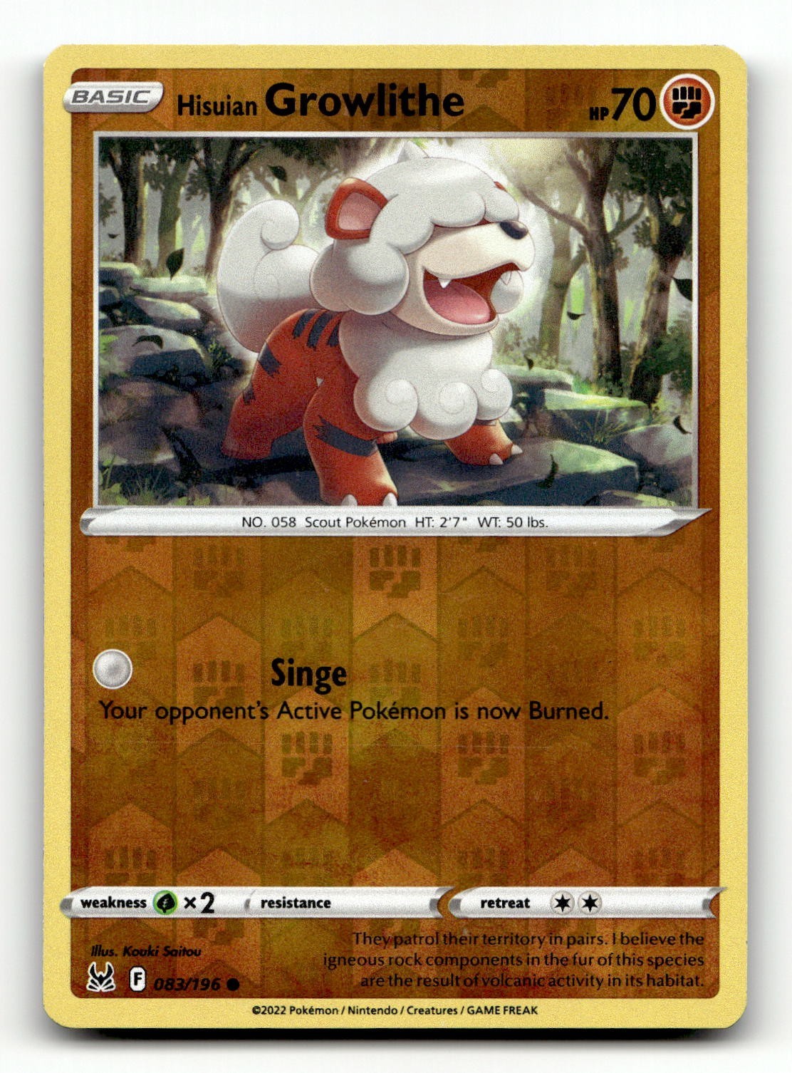 Arcanine Growlithe Pokémon Cards! Holo/Reverse holo EX V Rare Choose Your Card!