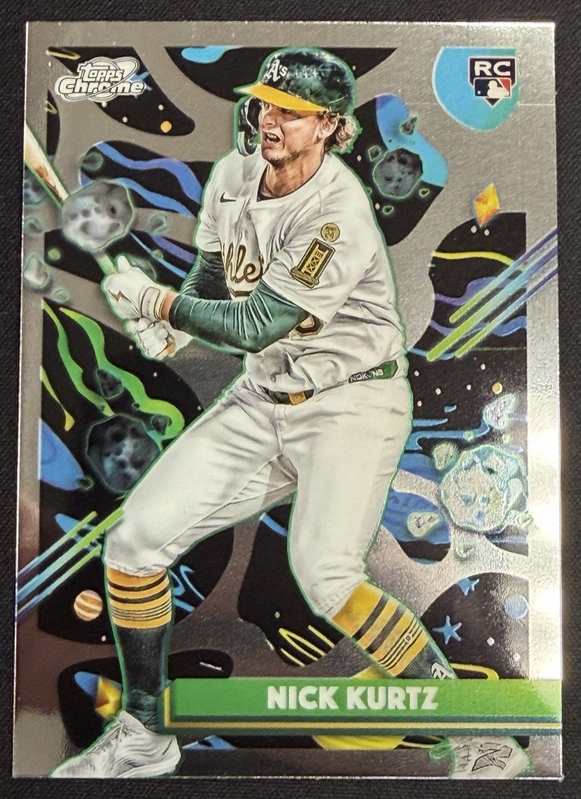2025 Topps Cosmic Chrome Nick Kurtz RC Rookie Roy #183 Oakland