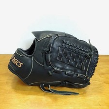 Asics Baseball Glove RHT Pitcher 11.5 inch Black Japan Rare Excellent Condition