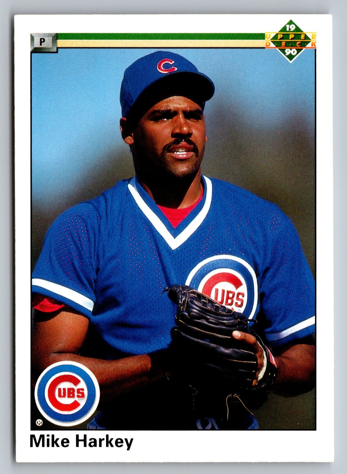 1990 Upper Deck Mike Harkey #107 Chicago Cubs