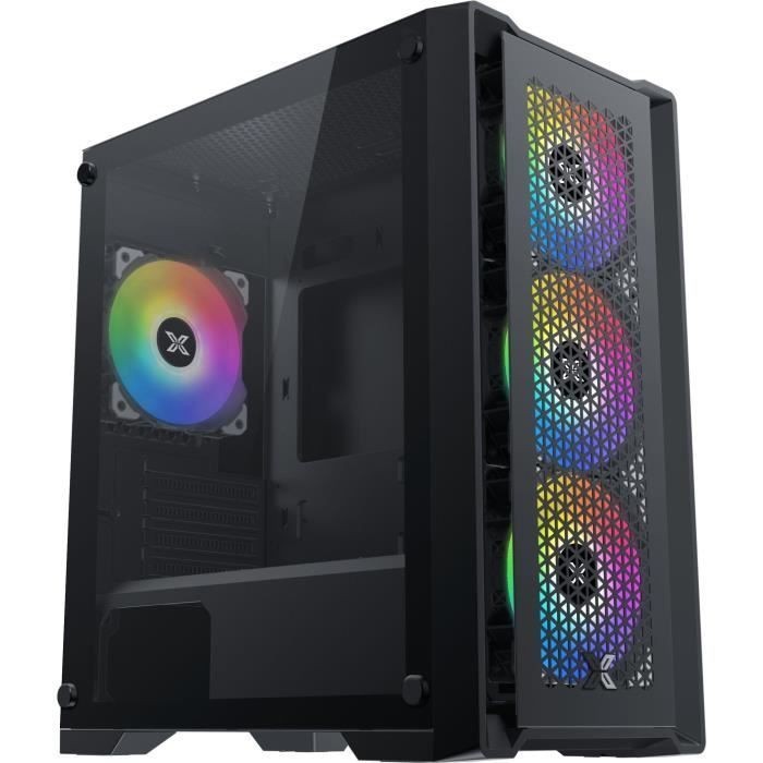 Boîtier PC Xigmatek Lux M Noir flux d'air maximal et format Micro-ATX