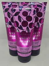 Bath  Body Works Sweetheart Cherry Ultimate Hydration Body Cream x3