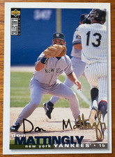 Don Mattingly 1995 Upper Deck Collector's Choice Gold Signature #510 - NM-MINT