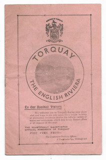 1938/39 Division 3 South TORQUAY UNITED v. MANSFIELD TOWN