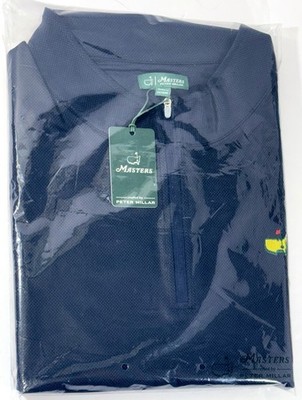 Masters Peter Millar Pullover 4xl Navy 2026 Masters golf quarter zip new