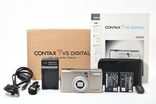Near MINT in Box Contax TVS Digital Silver 5.0MP Compact Camera From JAPAN