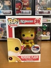 Funko Pop! DC Universe Reverse Flash #39 Dallas Comic Con Exclusive W/Protector!