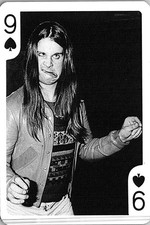 Ozzy Osbourne Black Sabbath Frontman Playing Card S