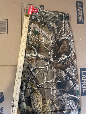 SUPREME REALTREE BAGGY JEANS | eBay