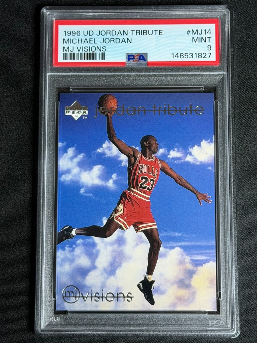 その他 1996 L MICHAEL JORDAN PSA 9 MINT 1996 Upper Deck Tribute MJ Visions Michael Jordan #MJ14 PSA 9 MINT