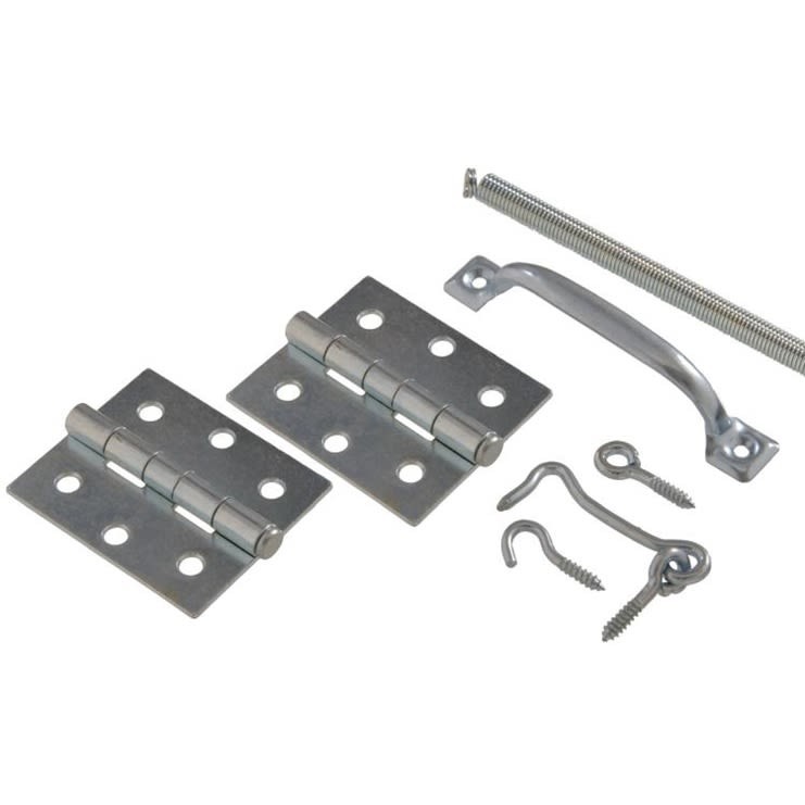 Hillman Storm & Screen Door Set Zinc 853124