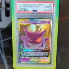 Gengar & Mimikyu GX 53/181 Sun & Moon Team Up Holo PSA 10 2019 - Ships w/ Guard!