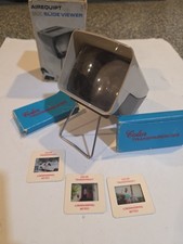 35 Mm Slide Airequipt 12X Viewer Portable Magnifier tested Needs Battery 2 D's
