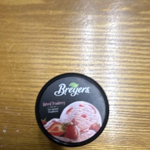 Breyers Strawberry Ice Cream Mini Pretend Play Food Tub Multicolored