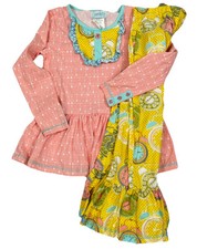 Serendipity Shrimp  Grits Kids Girls 2 Piece Set Top Pants Boutique 7/8