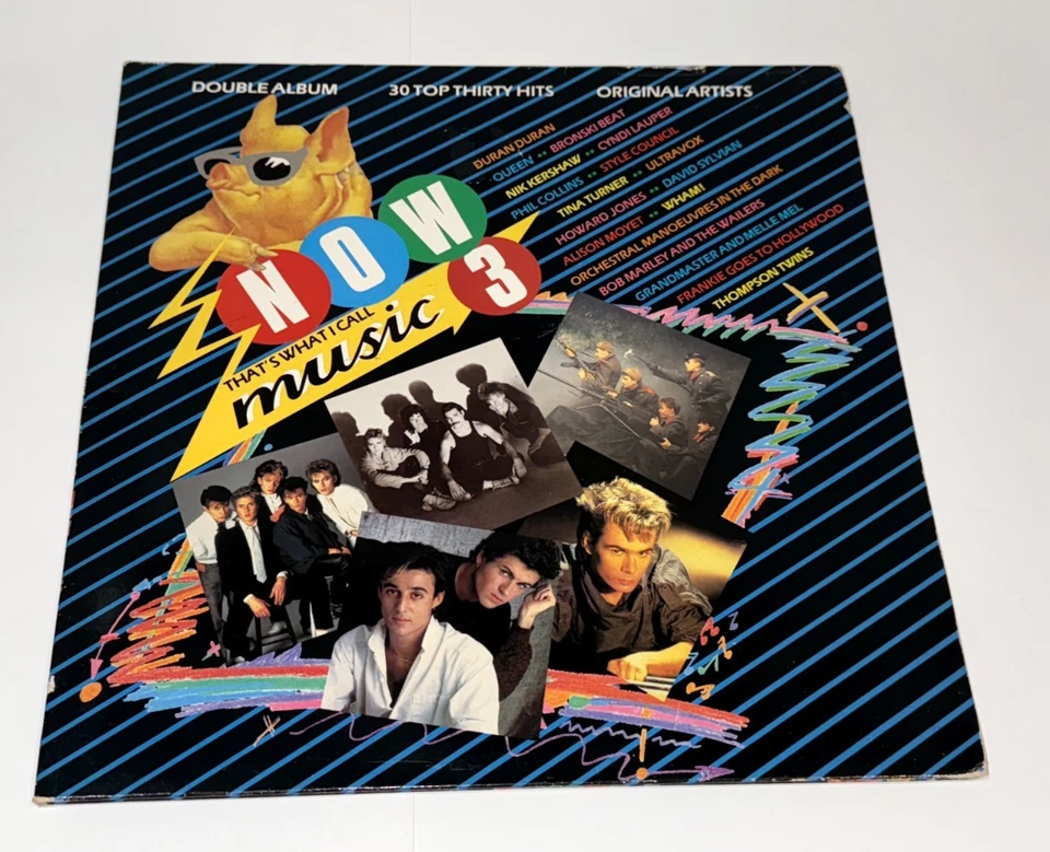 80s Rock Vinyl LP Compilation Lot Now Thats What I Call Music 3 Ozzy Duran Duran - Image 3 of 4