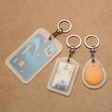with Key Ring Bus Card Holder Transparent Card Holder Bag