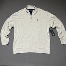 U.S. Polo Assn. Mens XL Quarter Zip Pullover ...