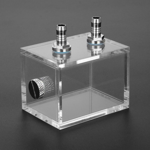 200ml Acrylic water tank cooler water cooling radiator pc cpu water 5726 - Afbeelding 4 van 8