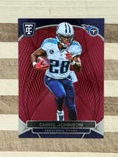 2024 Panini Totally Certified Football Chris Johnson Mirror Red Card #188