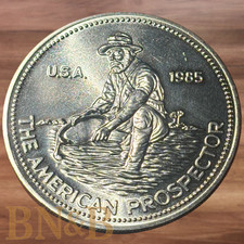 1985 Engelhart 1 Troy oz .999 silver prospector (1) One Round Free Shipping 109.59 per troy oz