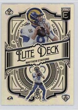 2022 Panini Donruss Elite Elite Deck Matthew Stafford #ED-18 14mg