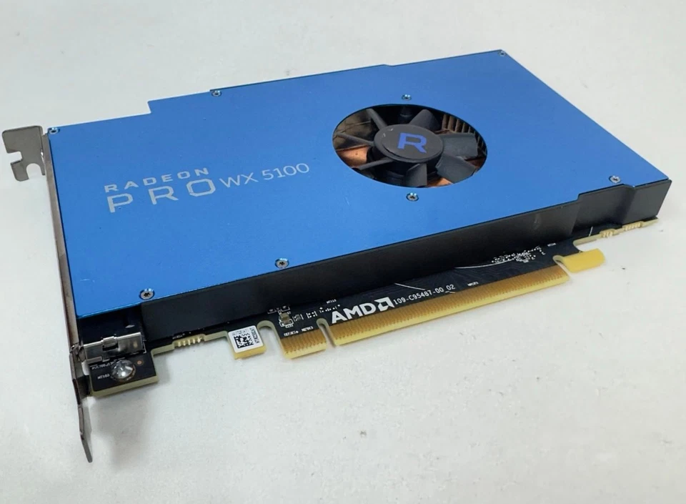AMD RADEON PRO WX 5100 8 GB GDDR5 PCIe x16 4xDisplayPort GPU Graphic Card TESTED - Image 4 of 4