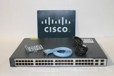 Cisco 3750 V2 48TS WS-C3750V2-48TS-S 48 Port Catalyst Switch WS-C3750-48TS-S