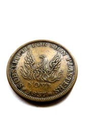 1837 SUBSTITUTE FOR SHIN PLASTERS SPECIAL PAYMENT SUSPENDED HARD TIMES TOKEN