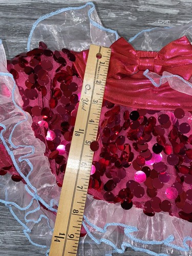 My Little Pony Pinkie Pie Tutu Pink Sequins Sz S 4-6 - Picture 5 of 11