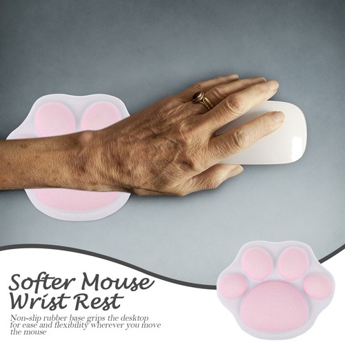Cat Paw Wrist Rest Keyboard Pad Laptop Desk Mat Rubber Base Mousepad - 第 7/10 張圖片